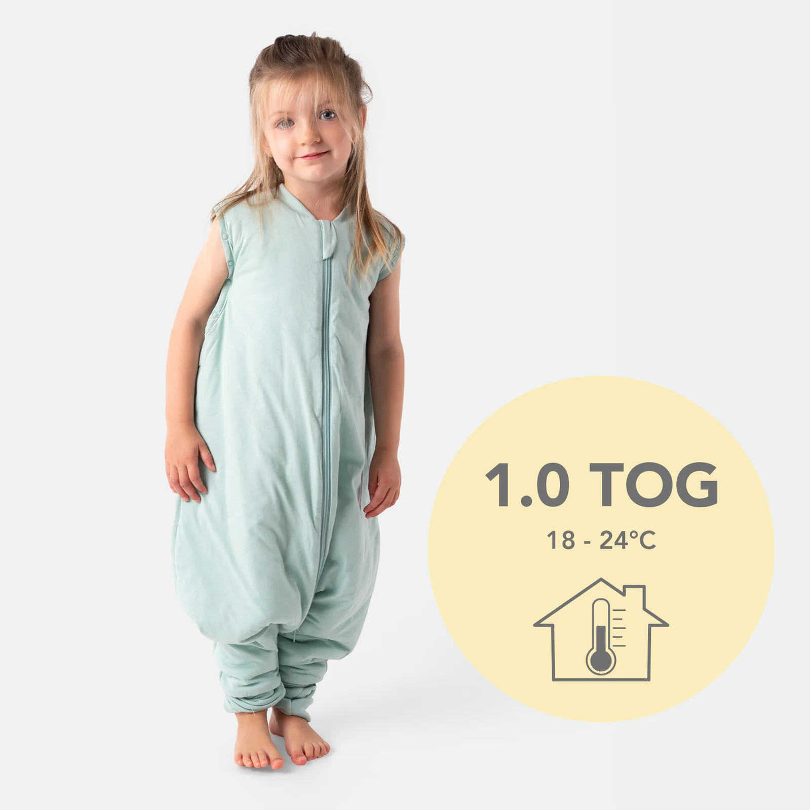 Šalvia LETNÝ PROTISKLZOVÝ spací vak s nohavičkami a odopínateľnými rukávmi 110cm | Slumbersac