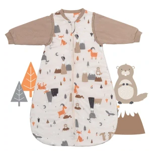 Hory CELOROČNÝ spací vak odopínateľnými rukávmi 6-18 mesiacov, 90cm