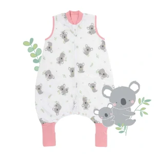 LETNÝ PROTISKLZOVÝ spací vak „DUPAČKY“ 100% BAVLNA Koala 70cm
