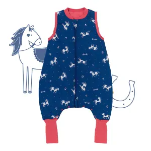 LETNÝ PROTISKLZOVÝ spací vak „DUPAČKY“ 100% BAVLNA Koníci 70cm