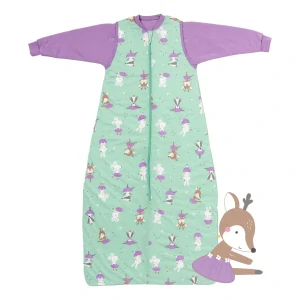Balerína CELOROČNÝ spací vak odopínateľnými rukávmi 12-36 mesiacov, 110cm