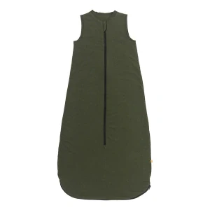 Olivový CELOROČNÝ spací vak 3-6 rokov, 130cm
