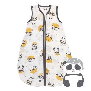 Panda MUŠELÍNOVÝ EXTRA TENKÝ LETNÝ spací vak 6-18 mesiacov, 90cm