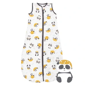 Panda MUŠELÍNOVÝ EXTRA TENKÝ LETNÝ spací vak 12-36 mesiacov, 110cm