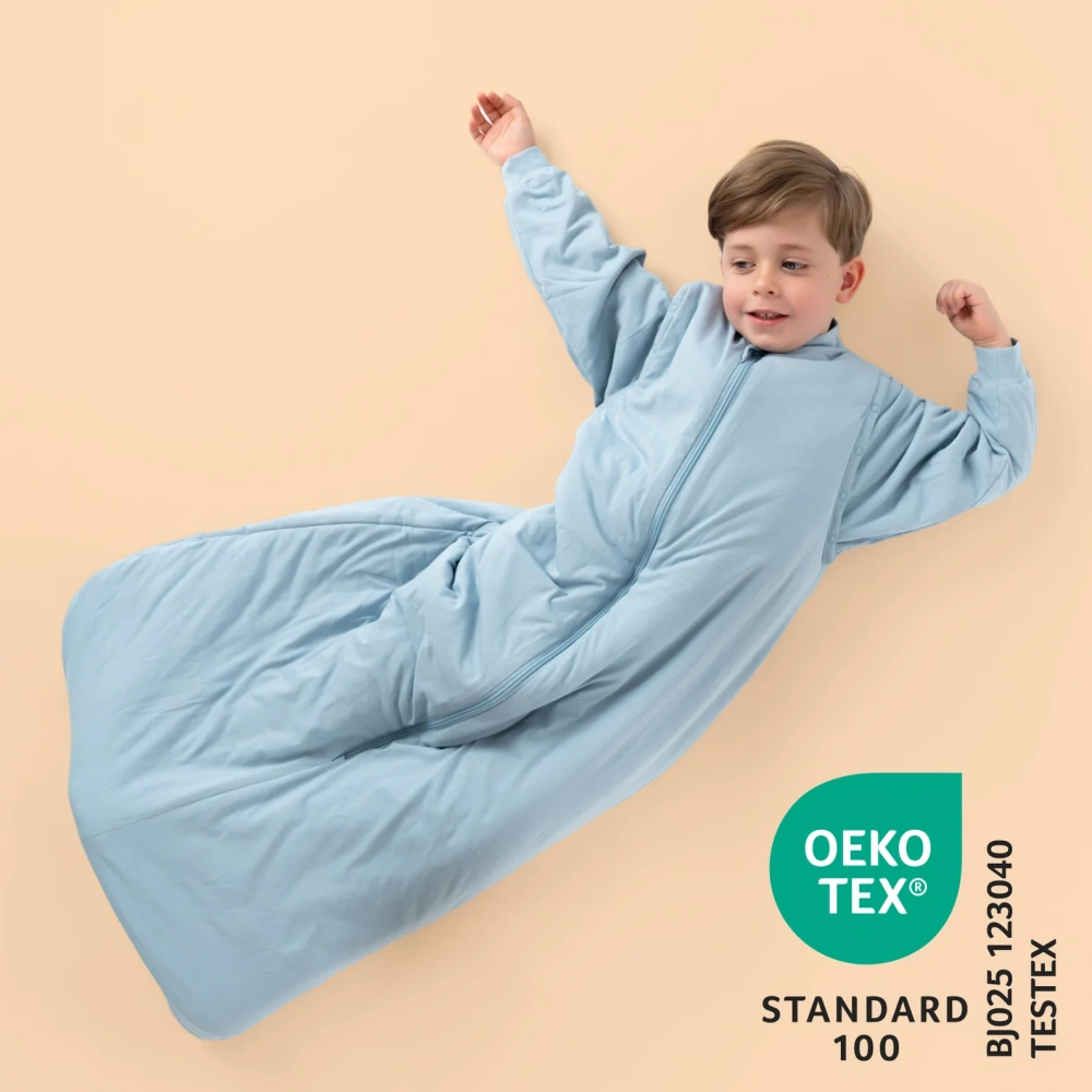 Ledovcový CELOROČNÝ spací vak odopínateľnými rukávmi 12-36 mesiacov, 110cm