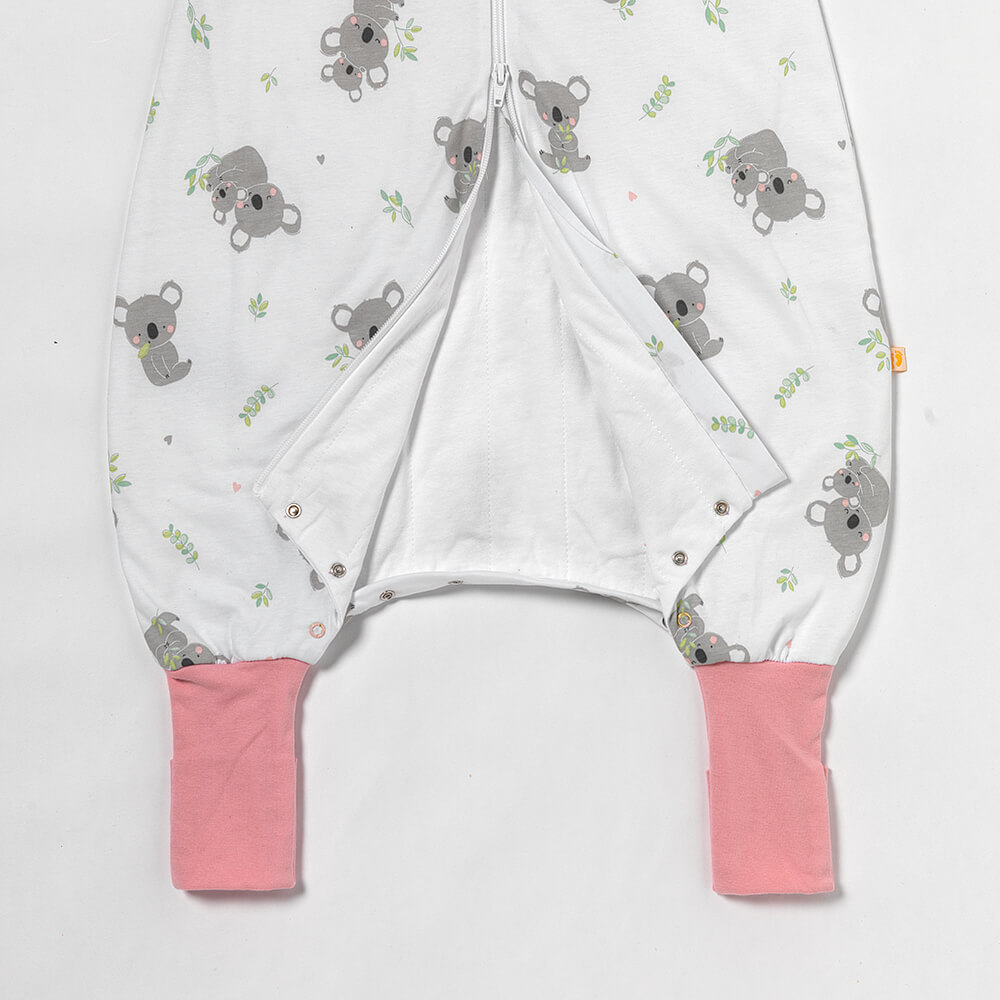 LETNÝ PROTISKLZOVÝ spací vak „DUPAČKY“ 100% BAVLNA Koala 70cm