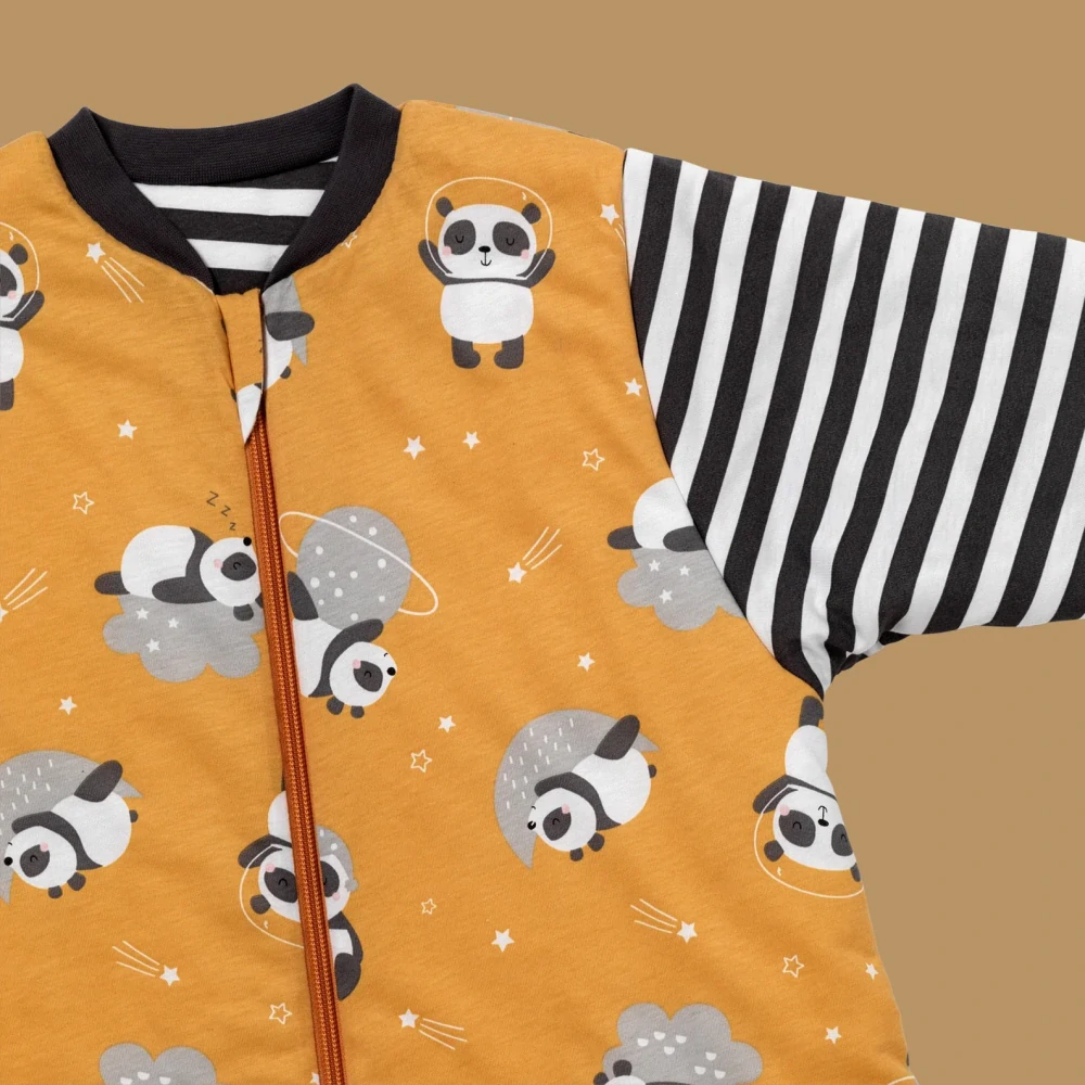 Panda ZIMNÝ spací vak s rukávmi 3-6 rokov, 130cm