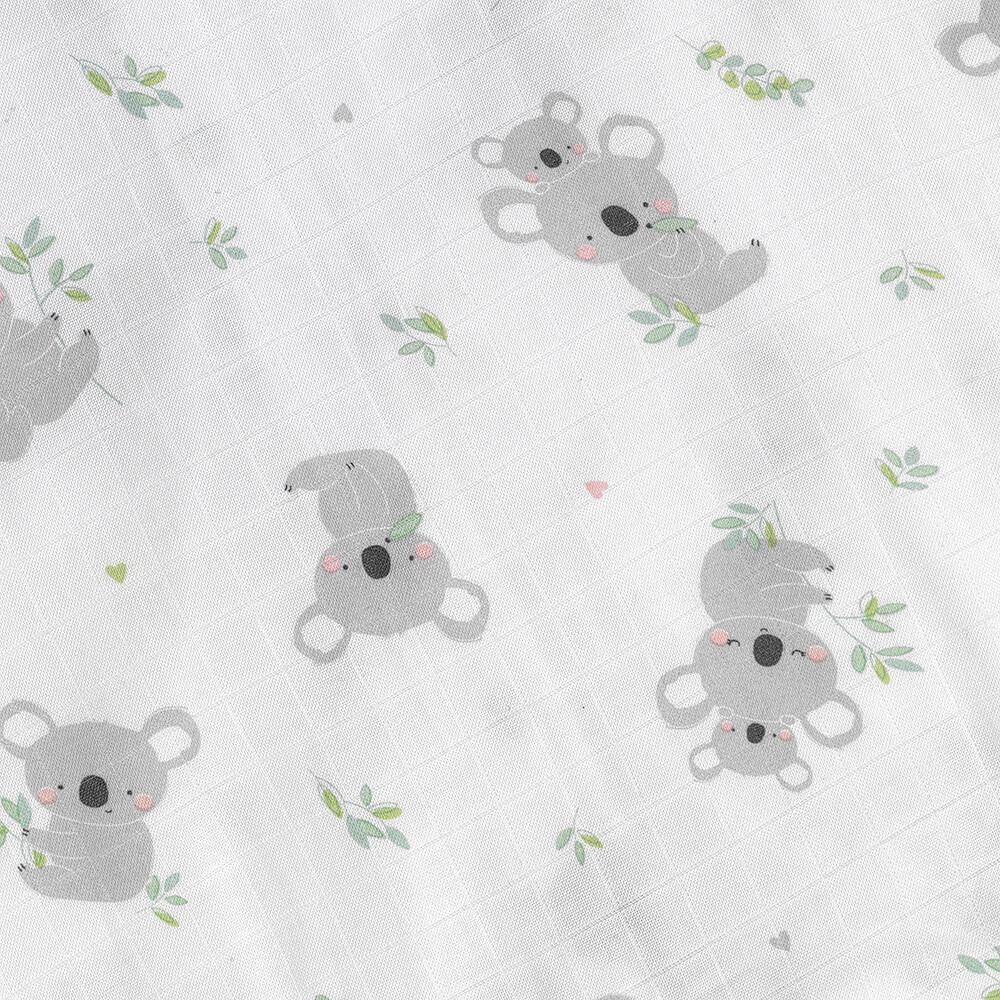 Koala MUŠELÍNOVÝ EXTRA TENKÝ LETNÝ spací vak 6-18 mesiacov, 90cm