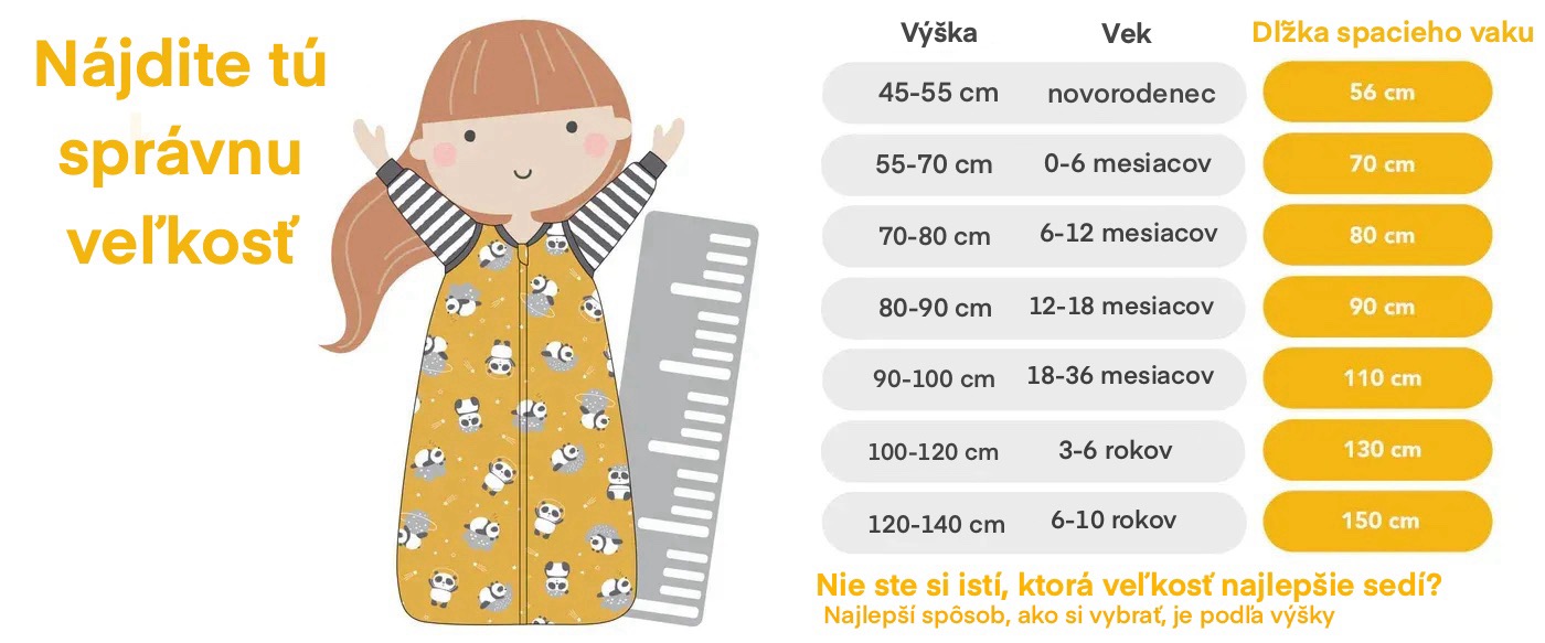 Hory CELOROČNÝ PROTISKLZOVÝ spací vak s odopínateľnými rukávmi, 80cm | Slumbersac
